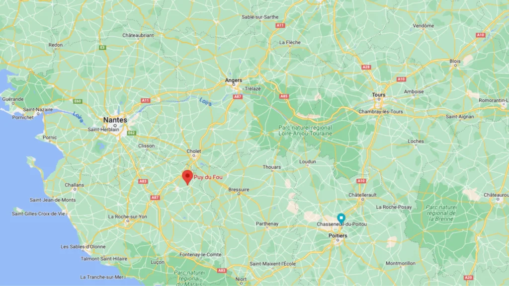 Dove si trova Puy du Fou