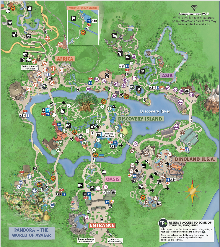 Mappa animal kingdom
