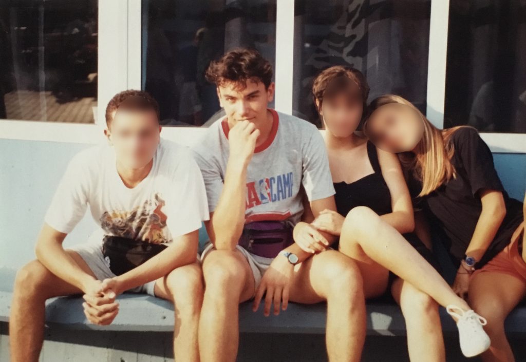Luca Bezzi e amici a Mirabilandia, 1992