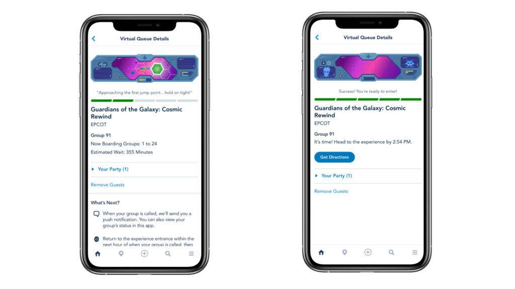 Virtual Queue di Guardians of the Galaxy Cosmic Rewind