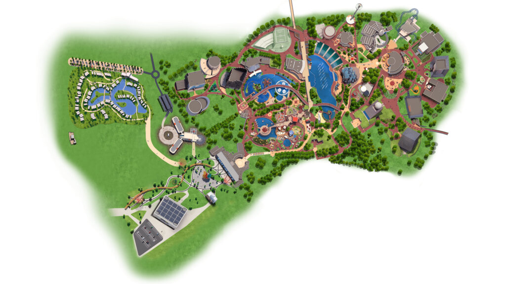 Futuroscope map