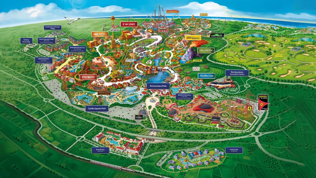 PortAventura World map