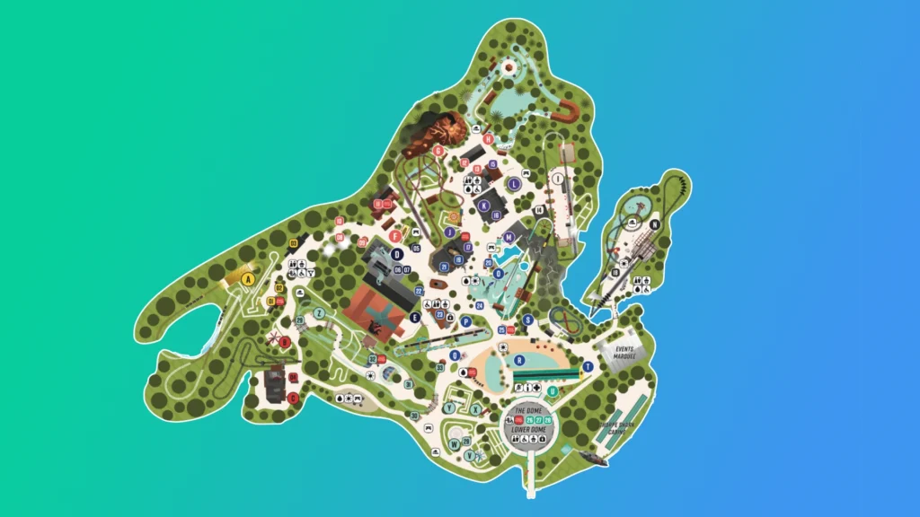 Thorpe Park mappa